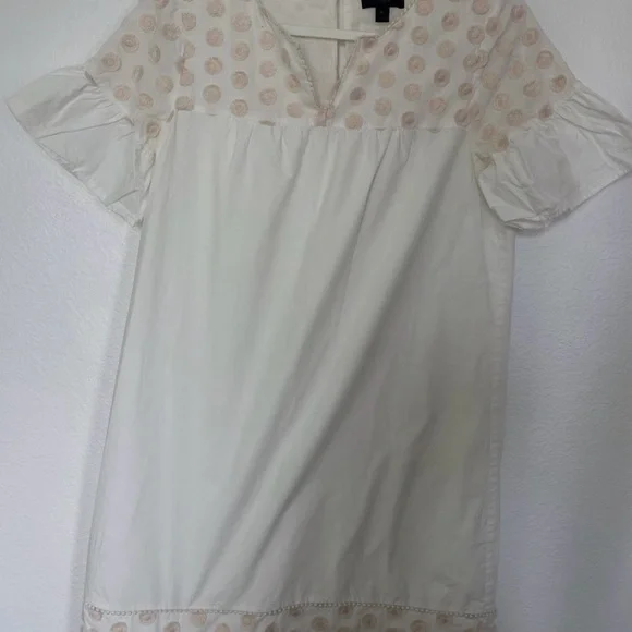 Elegant White JCrew summer dress - Picture 2 of 6